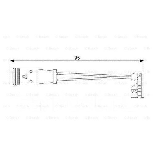 фото Датчик износа тормозных колодок bosch