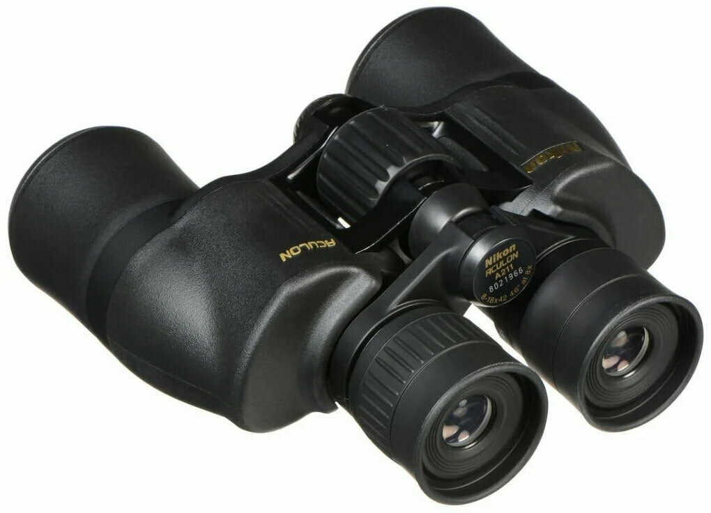 Бинокль Nikon Aculon A211 8-18x42 черный