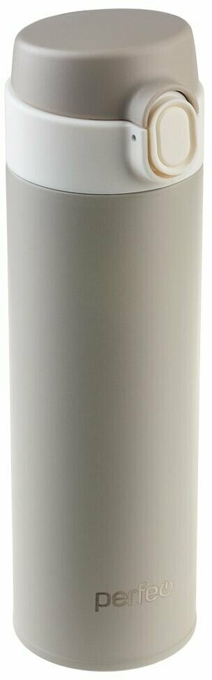 Термос PERFEO для напитков с крышкой-поилкой, объем 0,5 л, серый (PF_D0208)