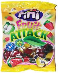 Мармелад FINI Fruit Attack ассорти, 100 г