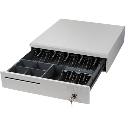 Денежный ящик Мидл 10К 7 супер механический Grey 4145₽