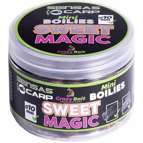 Мини бойлы Sensas Crazy Bait SWEET MAGIC 10мм 0.08кг