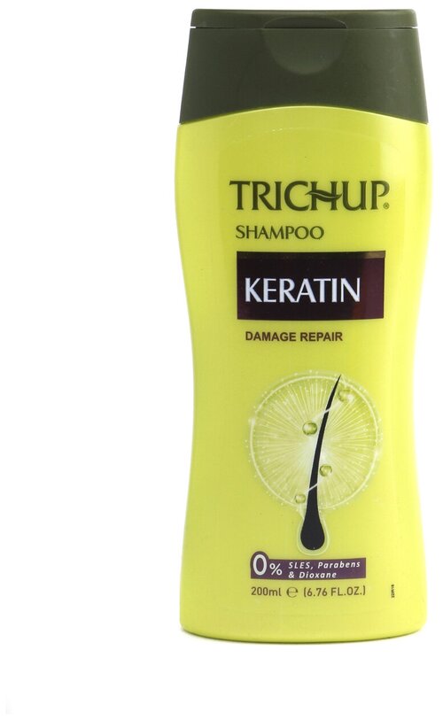 Trichup Шампунь для волос c Кератином (Keratin), 200 мл