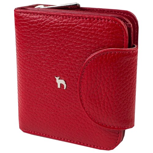 фото Кошелек mumi "данди" алый 291-13, натуральная кожа