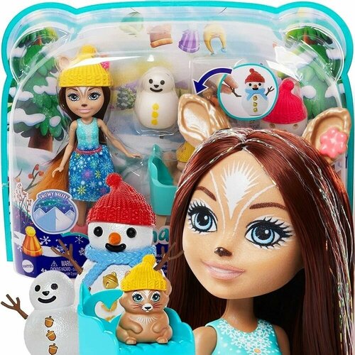 Игровой набор Энчантималс - Встреча со снеговиком (Enchantimals Snowman Face-Off Playset with Doll)