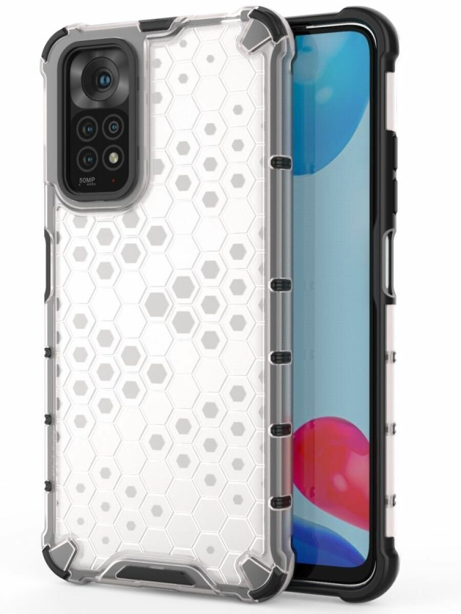 Combee Противоударный чехол для Xiaomi Redmi Note 11 / 11S / Редми Нот 11 / 11S Прозрачный