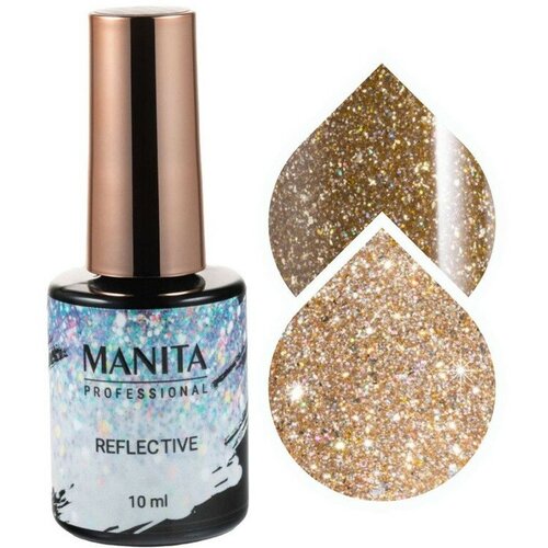 Manita Professional Гель-лак для ногтей светоотражающий / Reflective №02, 10 мл