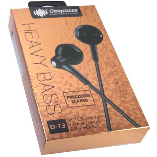 Наушники DEEPBASS D-13 черные наушники deepbass gm x15 синие