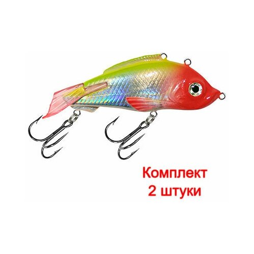 Балансир AQUA Дорадо-8 82mm, 24,0g, цвет 014 (клоун), 2 штуки.