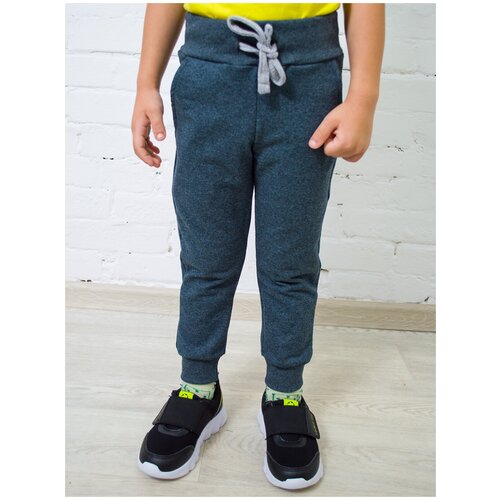 фото Брюки рид - родители и дети, размер 110-116, серый