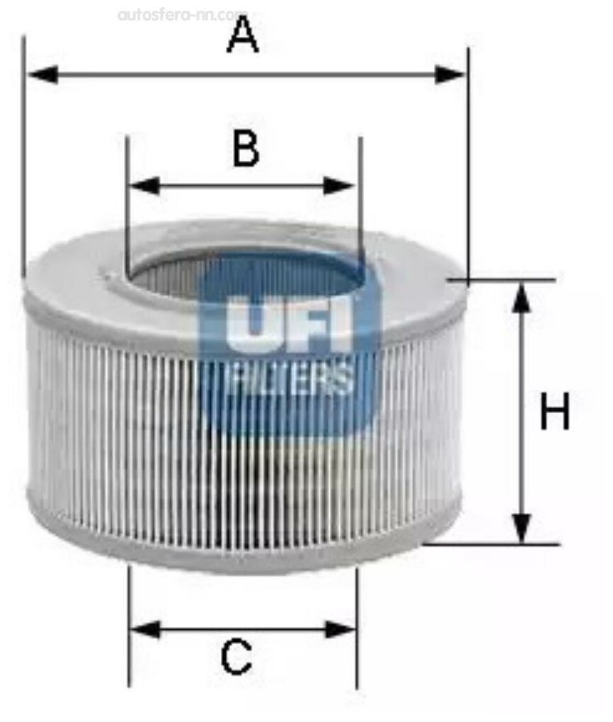 UFI 3003801 фильтр воздушный