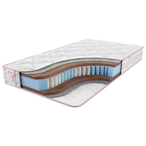 фото Матрас sontelle vivre castom mood 200x200, пружинный, белый