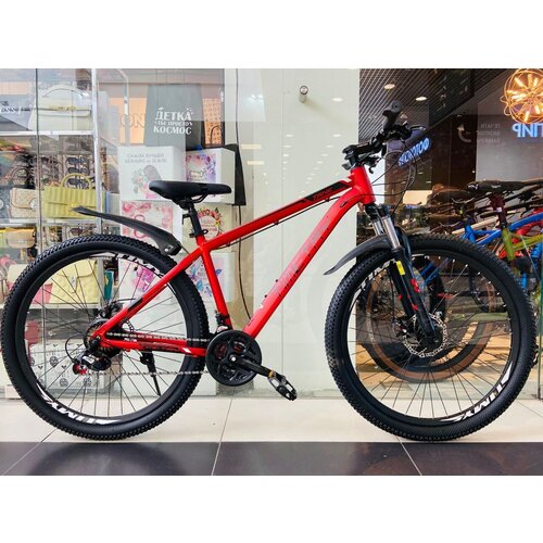 Велосипед на спицах Time Try ТТ006 21s 275Алюминиевая рама 19 Спортивный мужскойженскийподростковый красный 2080300₽