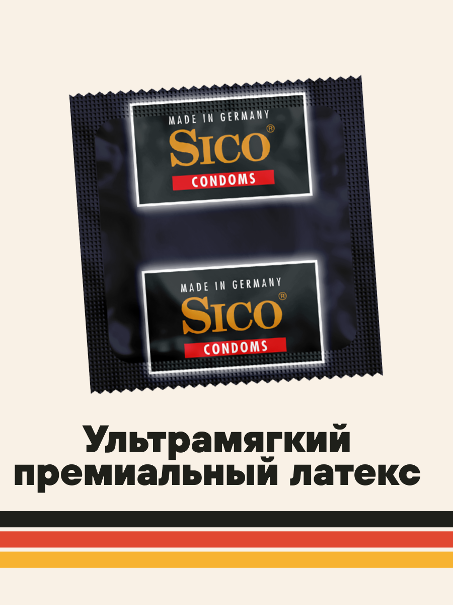 Презервативы латексные Sico Color, цветные, ароматизированные, 3 шт. - фото №11