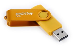 UFD 2.0 Smartbuy 008GB Twist Yellow (SB008GB2TWY)