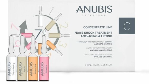 Anubis Barcelona ампульные концентраты 7 Дней Shock Treatment - Anti-Aging & Lifting