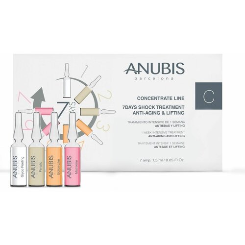 Anubis Barcelona ампульные концентраты 7 Дней Shock Treatment - Anti-Aging & Lifting