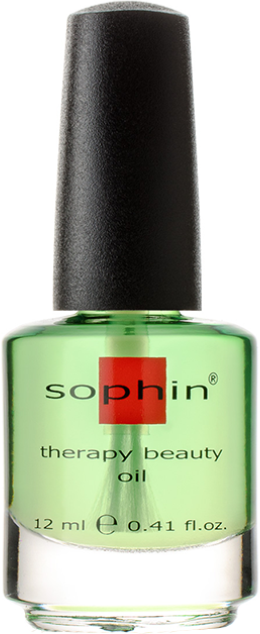 Sophin Therapy Beyty Oil - Софин Масло интенсивное для ногтей и кутикулы с экстрактом зелёной сливы, 12 мл -