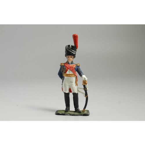 Солдатик оловянный, фигурка Офицер французской Армии 1812-1815 гг.