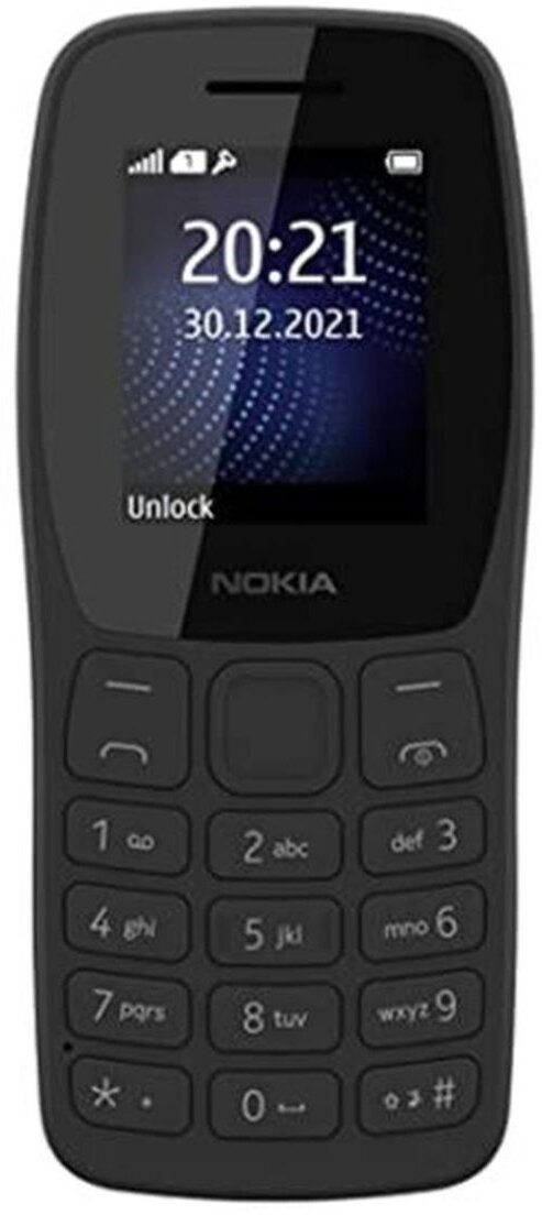 Мобильный телефон NOKIA 105 TA-1428 DS EAC UA CHARCOAL - фото №2