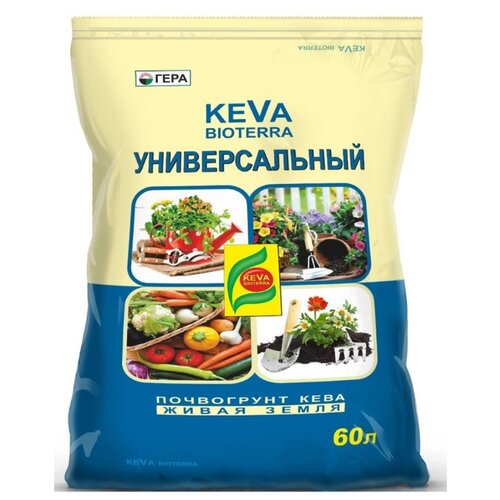 Почвогрунт KEVA BIOTERRA Универсальный, 60 л