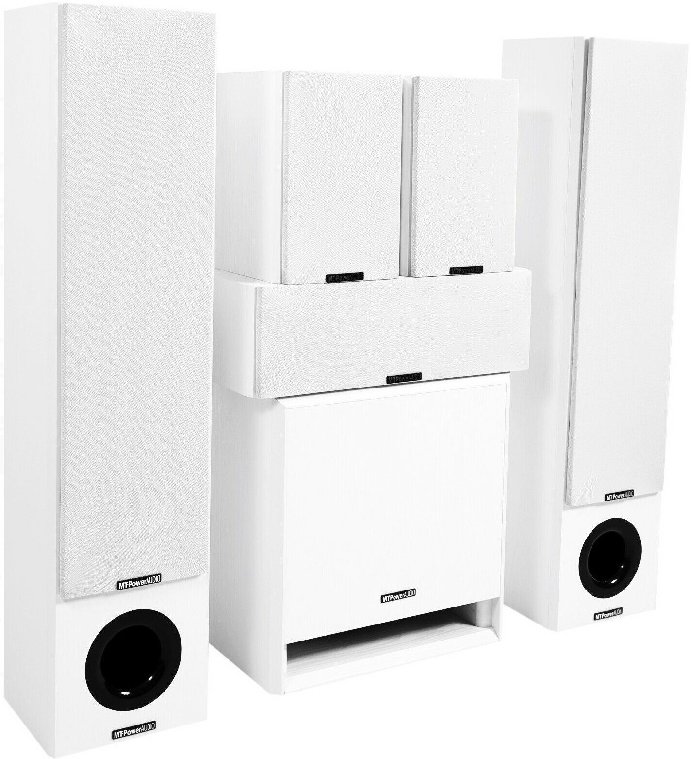 Комплект акустических систем MT Power 89509050 Performance Set-5.1 White (White grills)