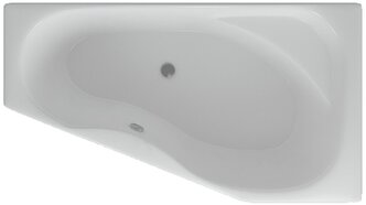 Ванна Aquatek Медея без гидромассажа (каркас, слив-перелив, фронтальная панель в комплекте) акрил угловая правосторонняя