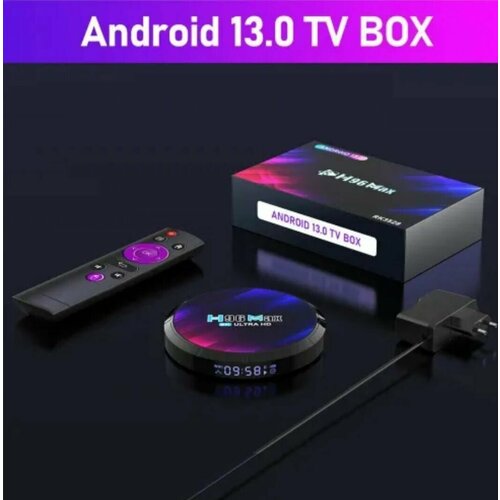 NEW Смарт ТВ бокс H96 MAX RK3528 Андроид 130 WIFI 6 Медиа плеер Android TV BOX 4 ГБ 32 ГБ 399000₽