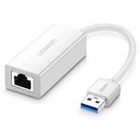 Адаптер UGREEN CR111 (20255) USB 3.0 Gigabit Ethernet Adapter. Цвет: белый