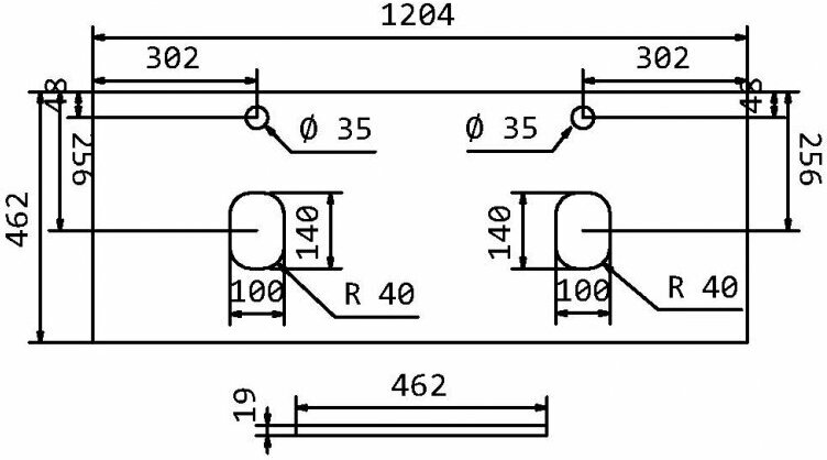 Столешница под раковину BelBagno 120 EK-120-2-BO Bianco Opaco - фотография № 6