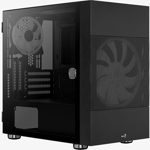 Компьютерный корпус mATX Aerocool Atomic-G-BK-v1 черный