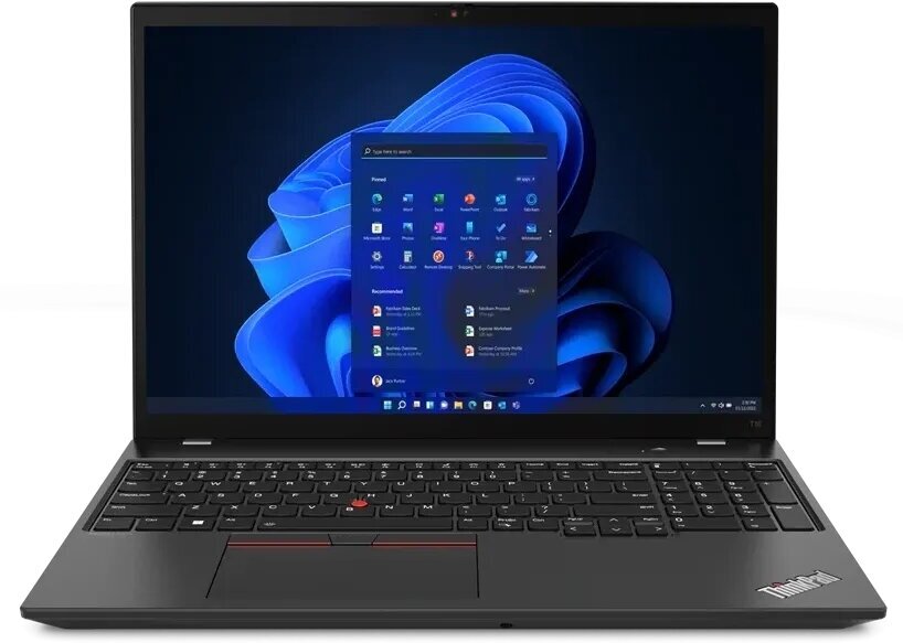 Ноутбук Lenovo ThinkPad T16 Gen 1 (Ryzen 7 PRO 6850U 2.7GHz/16"/1920x1200/16GB/256GB SSD/AMD Radeon 680M/Wi-Fi/Bluetooth/Windows 11 Pro)