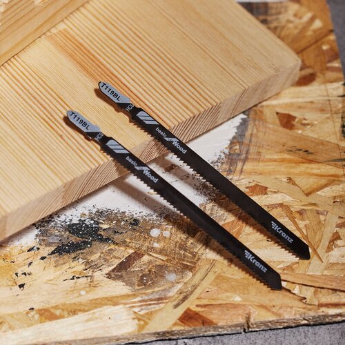 Пилка для лобзика по дереву KRANZ T119BL 128₽