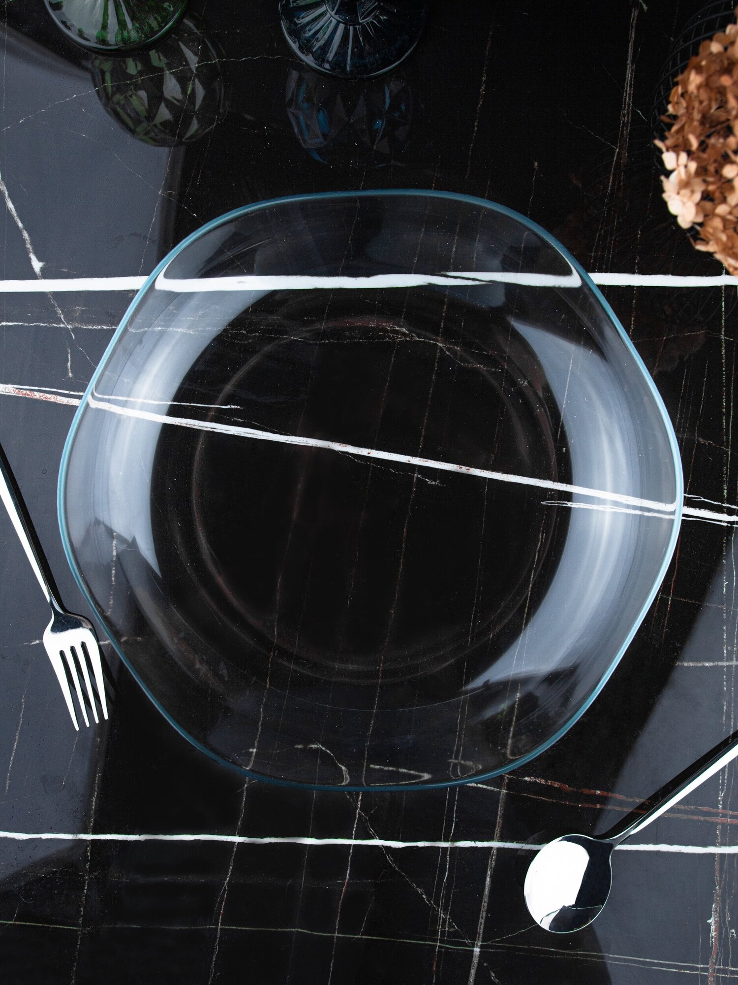 Посуда Для Сервировки Xiaomi Блюдо сервировочное 303 мм, Pasabahce, стеклянное, прозрачное