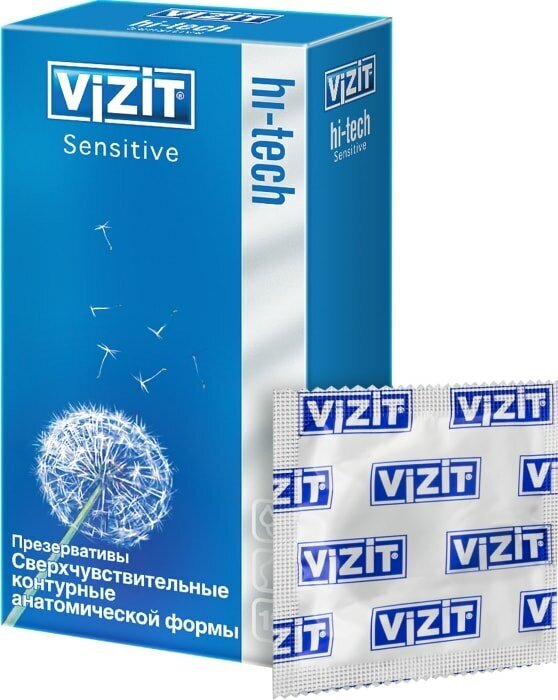 Презервативы ViZiT Sensitive Сверхчувствительные 12шт