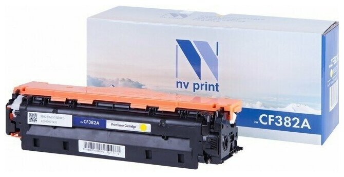 Картридж NV Print CF382A Желтый для принтеров HP LaserJet Color Pro M476dn/ M476dw/ M476nw, 2700 страниц