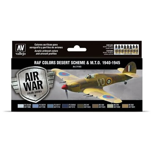 Набор Model Air - WWII RAF DESERT (8цв.) набор model air wwii usmc colors sand patterns 6цв