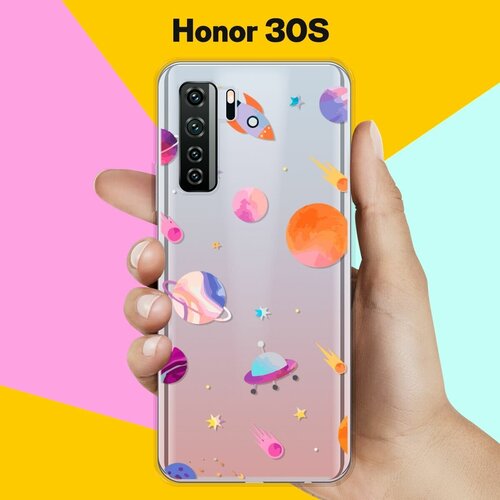 силиконовый чехол горы и планеты на honor 30s Силиконовый чехол на Honor 30S Планеты / для Хонор 30С