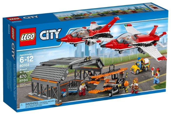 Конструктор LEGO City 60103 Авиашоу, 670 дет.