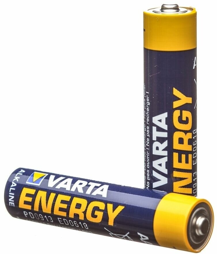 Батарейка Varta ENERGY LR03 AAA BL10 Alkaline 1.5V (4103) (10/200) Varta ENERGY LR03 AAA (04103229491) - фото №13