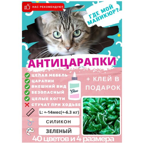 Антицарапки размер L- вес +- 6,3 кг