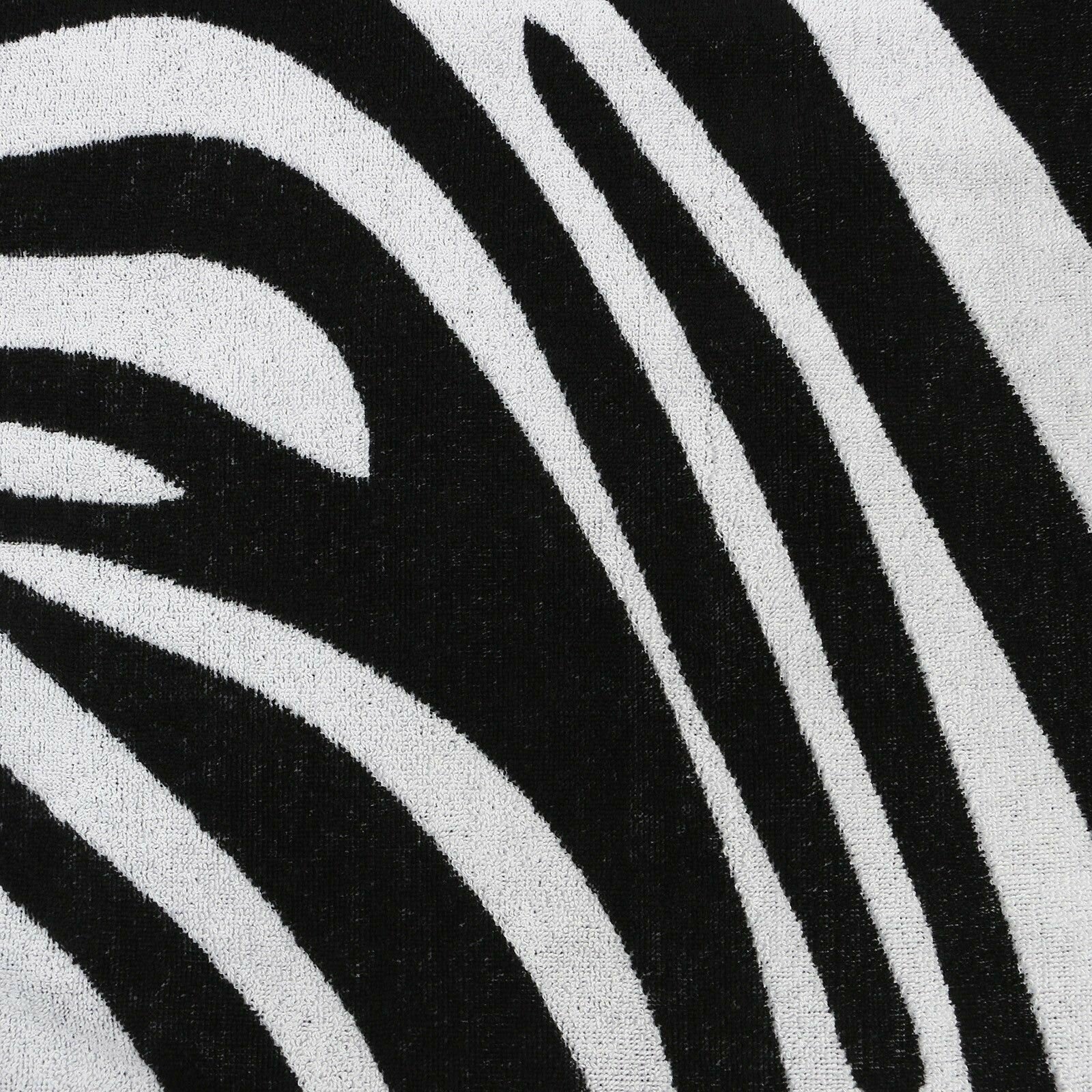 Полотенце махровое Этель "Zebra" черный, 50х90 см, 100% хлопок, 420 гр/м2 - фотография № 3