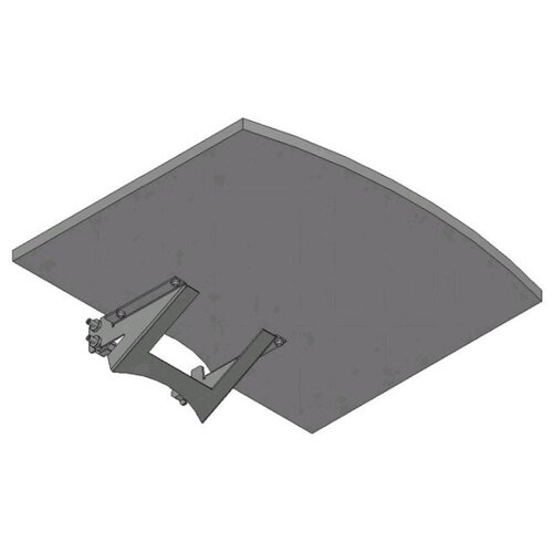 Полка SMS Base Shelf H, grey аксессуар sms presence shelf consol grey