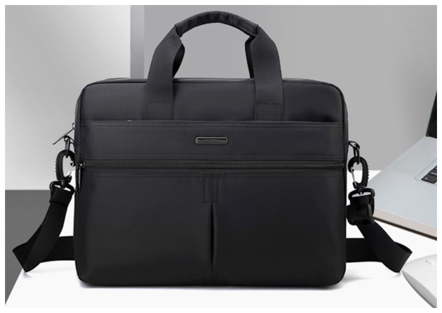 Мужская сумка портфель Aotian мужская сумка-портфель на плечо через плечо под формат А4 под планшет под ноутбук на учебу на работу портфель в руку