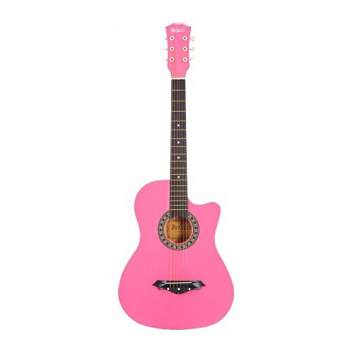Акустическая гитара Belucci BC3810 PI розовый акустическая гитара belucci bc3810 rds красный sunburst