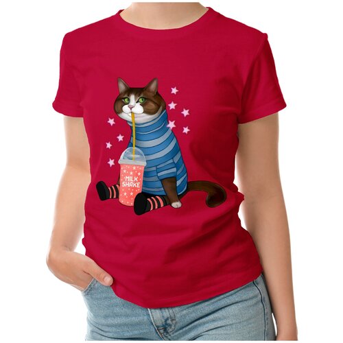 фото Футболка roly, размер m, красный