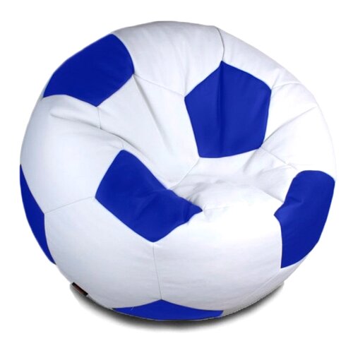 фото Mr.puff кресло-мешок футбольный мяч бело-синий дюспо