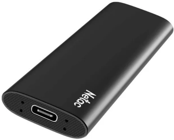 Ssd накопитель Netac Z SLIM Black USB 3.2 Gen 2 Type-C External SSD 128GB (NT01ZSLIM-128G-32BK)