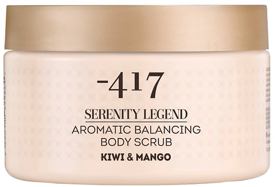 Скраб для тела с солью Мертвого моря Minus 417 Serenity Legend Aromatic Balancing Body Scrub Kiwi & Mango 450 г