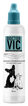 Лосьон Doctor VIC для ушей Очищение и подсушивание для кошек и собак , 60 мл - фотография № 10